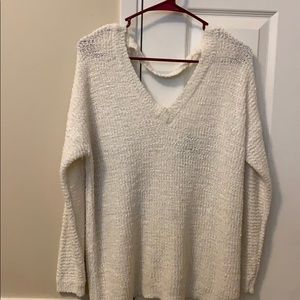 Forever21 Cream oversized sweater